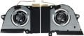 Asus ROG Zephyrus G14 GA401Q GA401QC Notebook Cpu Sogutucu Cooling Çift Sol Sağ Fan