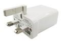 Huawei Onur 8 Onur 9 SuperCharge 5V 2A ingiliz Priz USB Girişli Adaptör Şarj Aleti Beyaz