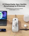 BELKIN BSV604 2 METRE 6LI USBA AKIM KOR. PRIZ