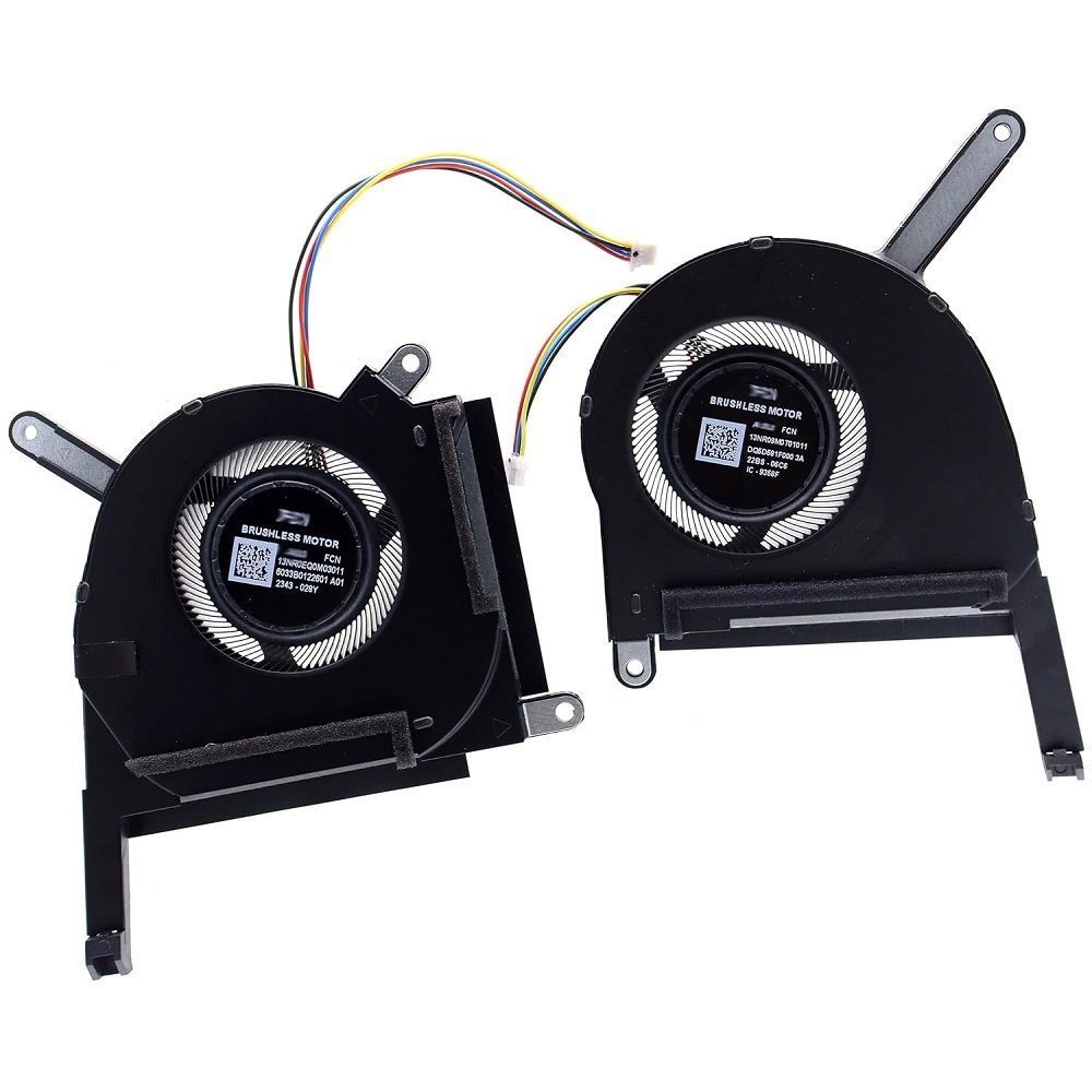 Asus TUF Gaming F15 A15 FX507VI-LP113 FX507ZC4-HN011 Cpu Sogutucu Cooling Çift Sol Sağ Fan