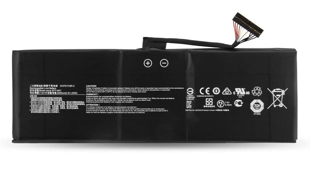 Orijinal Msi GS40 6QE-009XTH GS43VR 6RE-045CN Notebook Batarya Laptop Pil