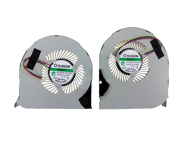 Orijinal Dell EG75150S1-C010-S9A Çift Sol Sağ L+R Cpu Sogutucu Fan