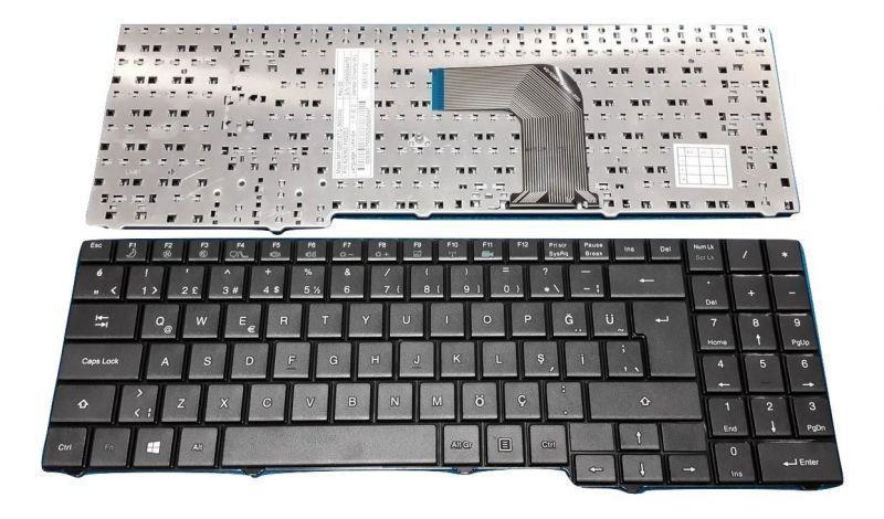 Casper Nirvana MB50 MB51 Notebook Klavye Laptop Tuş Takımı - Siyah