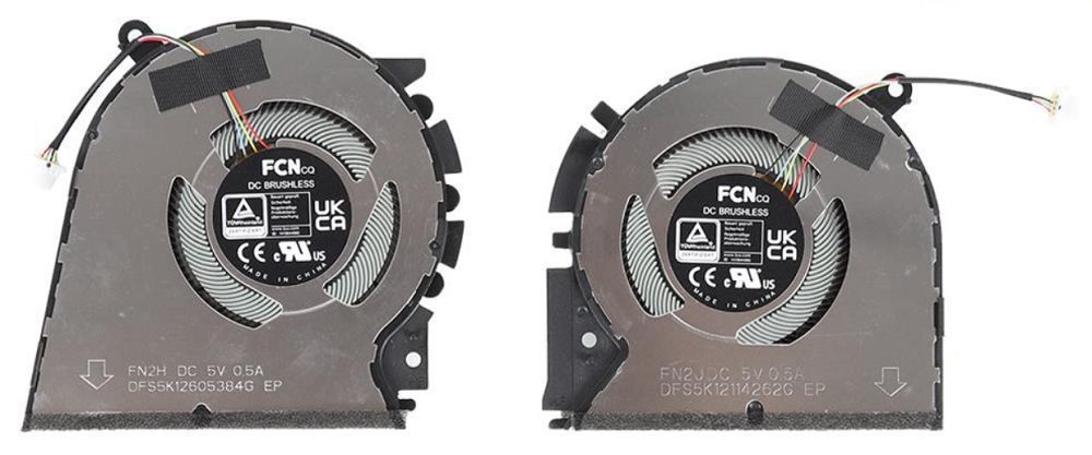 Asus 13NB0U40T03011 13NB0U40T02011 Notebook Cpu Sogutucu Cooling Çift Sol Sağ Fan