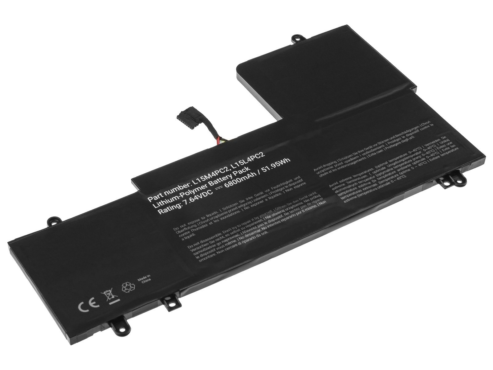Lenovo ideapad Yoga 710-14ISK 80TY, 710-14IKB 80V4 710-15ISK 80U0 710-15IKB 80V5, L15L4PC2 L15M4PC2 Batarya Pil RLL-126