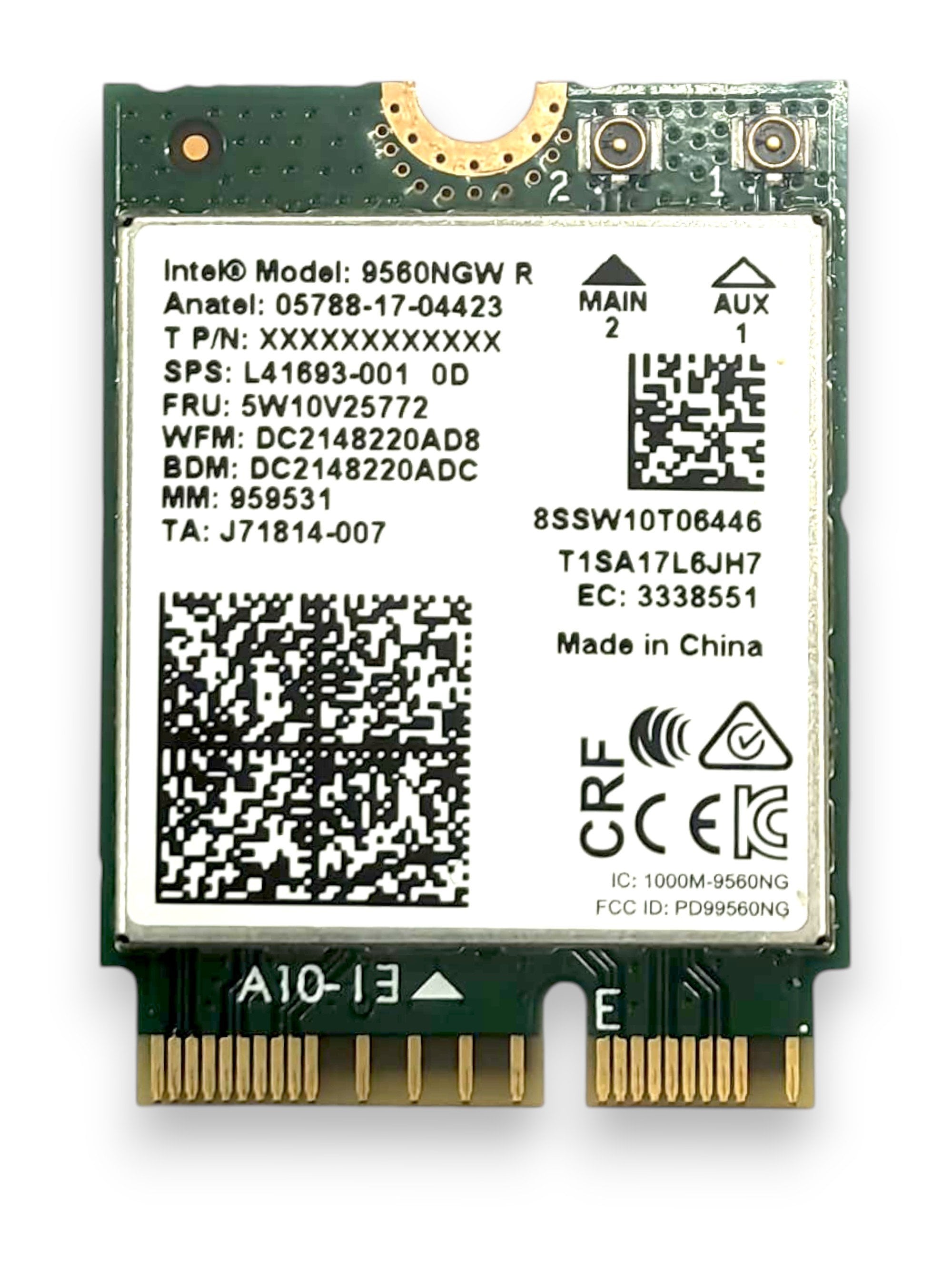 Lenovo Flex 5-14ITL05 82HS 14ALC05 82HU 14ARE05 81X2 Orijinal Wifi Lan Kartı 956NGWR