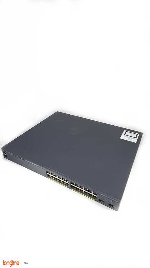 İkinci El Cisco WS-C2960X-24PD-L Catalyst 2960-X 24 GigE PoE 2 x 10G SFP+