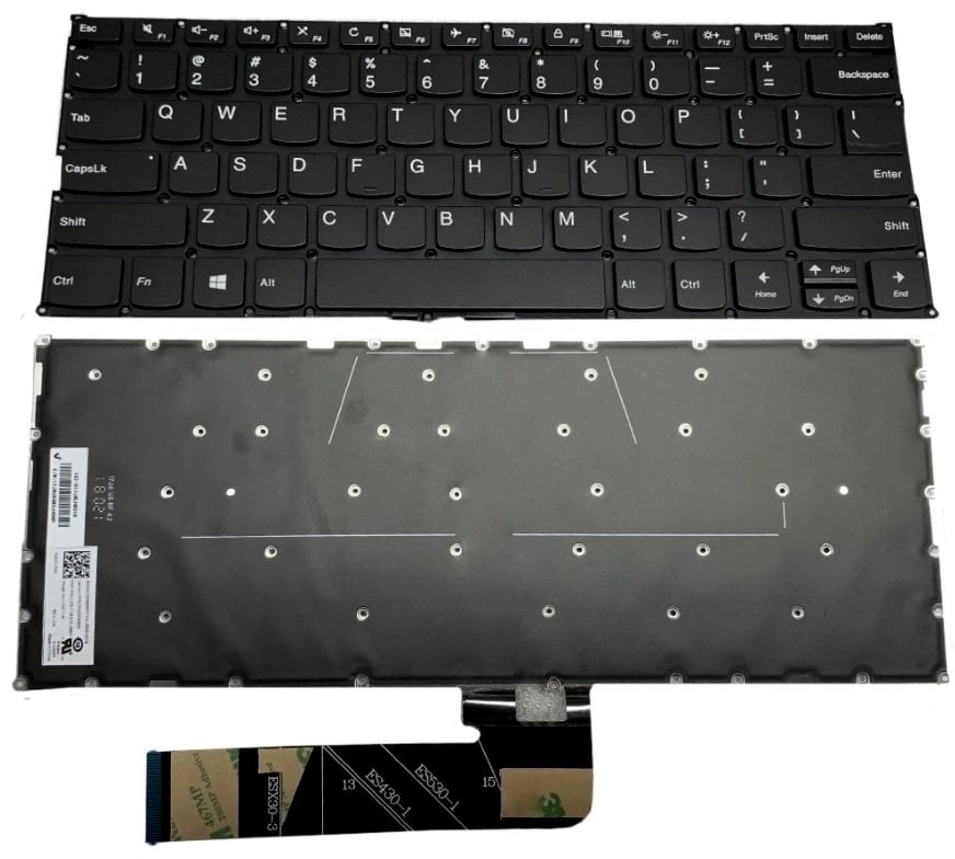 Lenovo Yoga 530-14IKB 530-14ARR 81EK 81FQ Notebook Ledsiz Türkçe Klavye Laptop Tuş Takımı