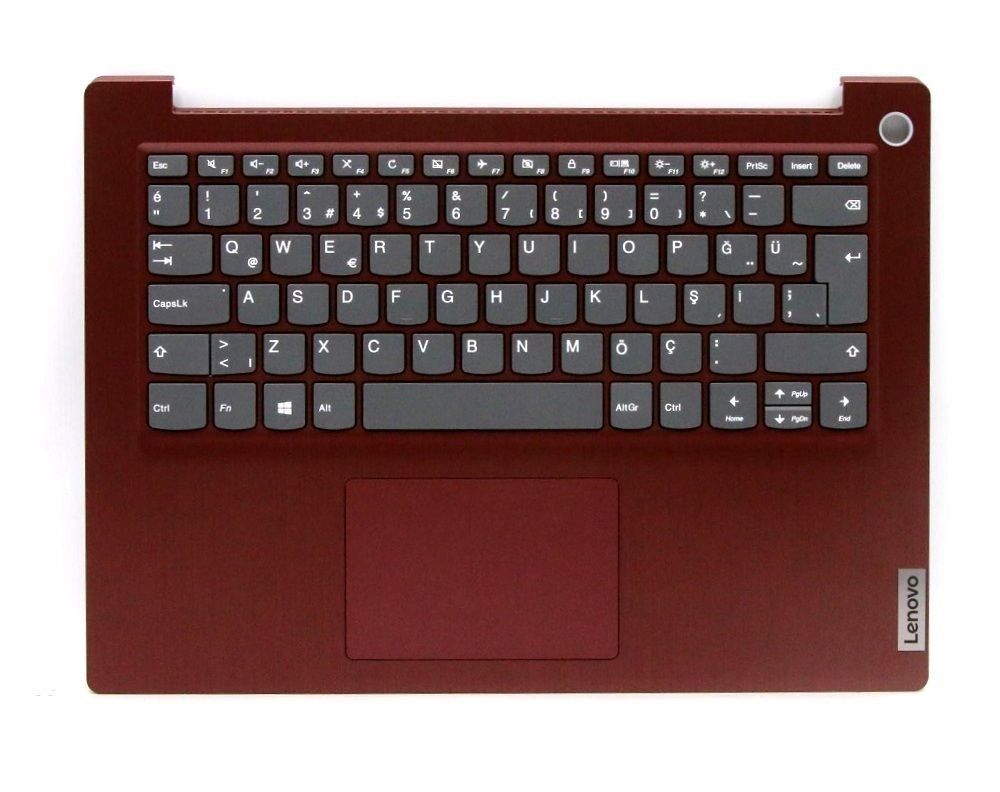 Lenovo Orijinal ideapad 3-14IML05 81WA Notebook Klavye Dahil Üst Kasa Kırmızı