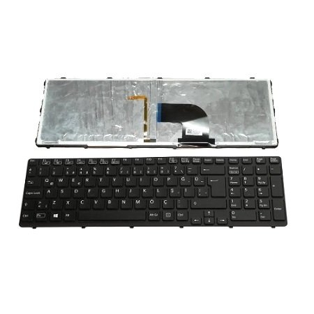 Orijinal Sony Vaio SVE15, SVE151, SVE17, SVE171 Serisi Notebook Ledli Klavye Tuş Takımı 149076511 9Z.N6CBQ.G0T