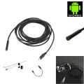 USB Android ve PC 7mm Yumuşak Tüp Endoskop Tel İğne Deliği Kamera