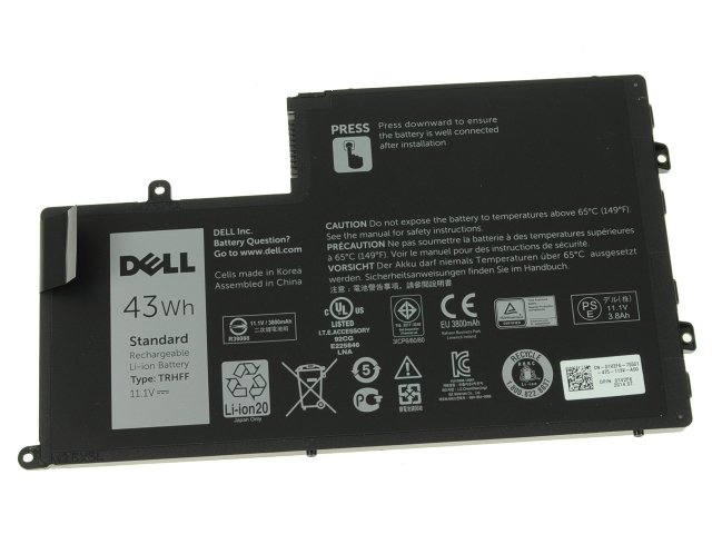 Orjinal Dell KR-01WHW TYPE TRHFF 11.1V 43Wh 3840mAhLaptop Batarya Pil (YPE TRHFF)