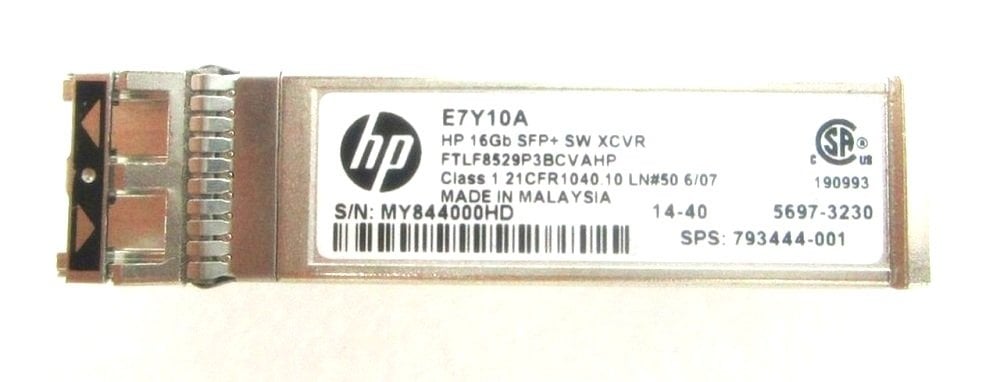 Orijinal HPE E7Y10A 16GB Fiber Optik Alıcı Verici Modül SFP + SW XCVR - C 793444-001