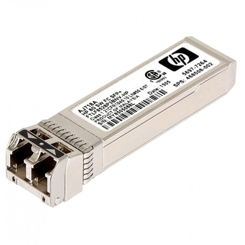 Orijinal HP AJ718A 8G Fiber Optik Alıcı Verici Modül SW FC SFP+ 468508-001
