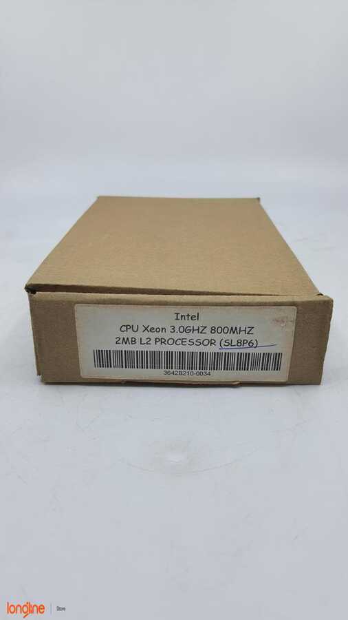 İkinci El Intel CPU Xeon 3.0GHZ 800MHZ 2MB L2 PROCESSOR (SL8P6) SL7ZF