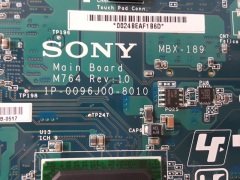 Sony Vaio VGN-FW31ZJ VGN-FW5MTF/H On Board Notebook Anakart 1P-0096500-8010 MBX-189