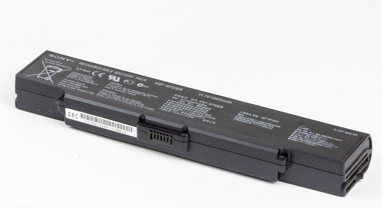Orjinal Sony Vaio  VGP-BPS9 B - 11.1V - 4800mAh Notebook Batarya Pil