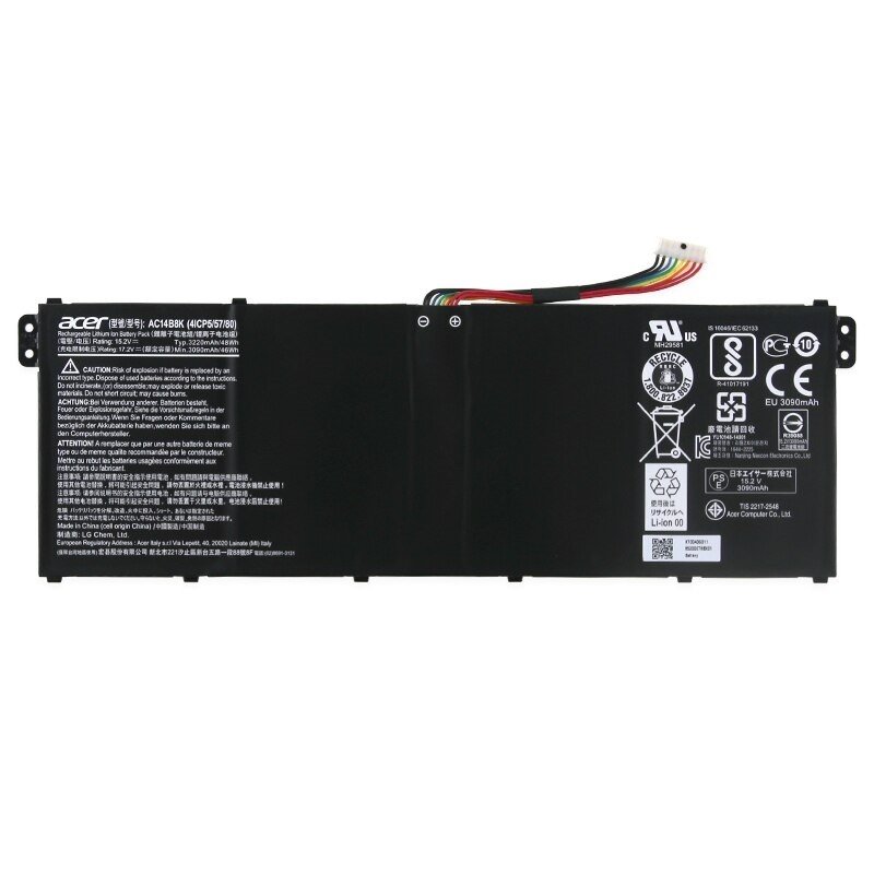 Orijinal Acer Aspire V3-112P V3-371 V3-372 Notebook Batarya Laptop Pil
