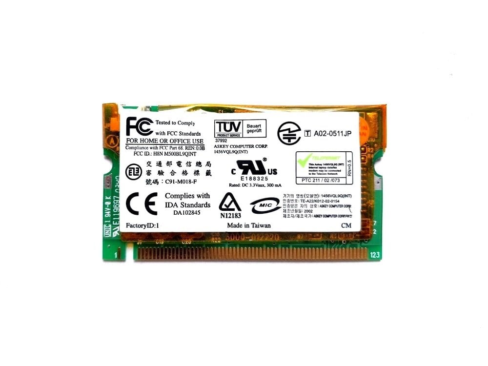 Acer Travelmate 270 PCI Modem Board Kartı C91-M018-F