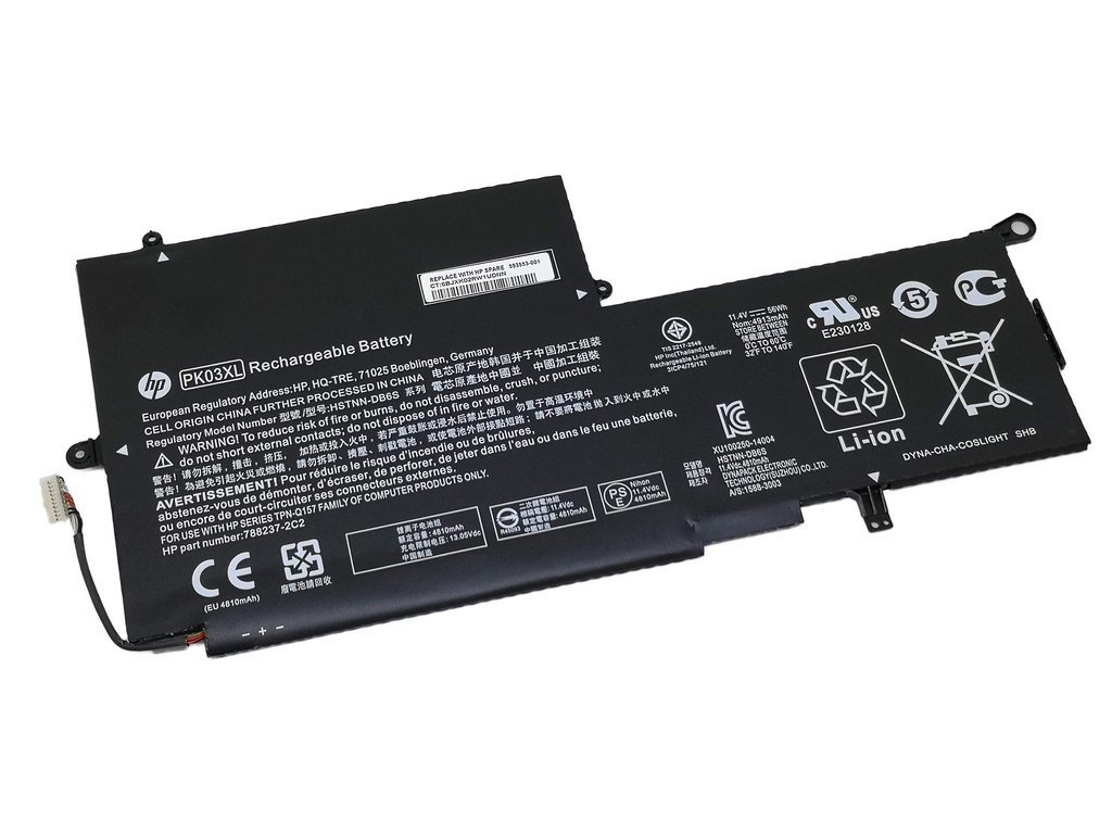 Orijinal HP Spectre 13 Pro X360 (TPN-Q157) Notebook Batarya Pili (PK03XL)