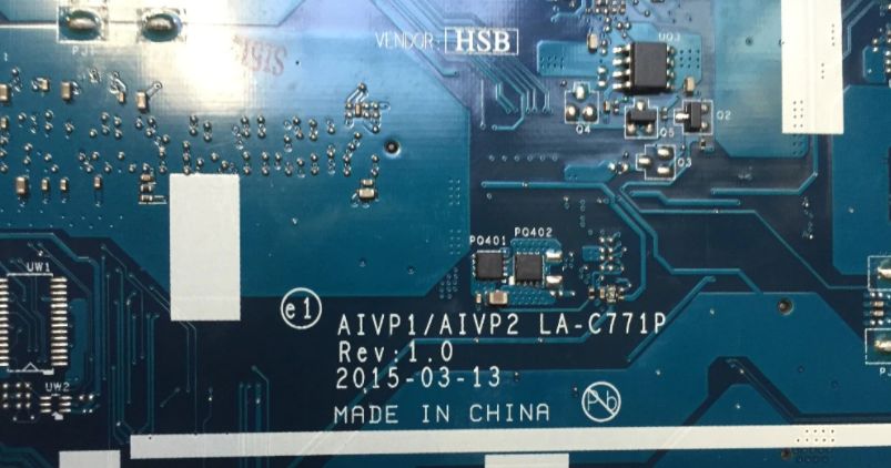 Lenovo B50-10 (Pentium N3540) Anakart | LA-C771P-3 Uyumlu Parça anakart görsel 3
