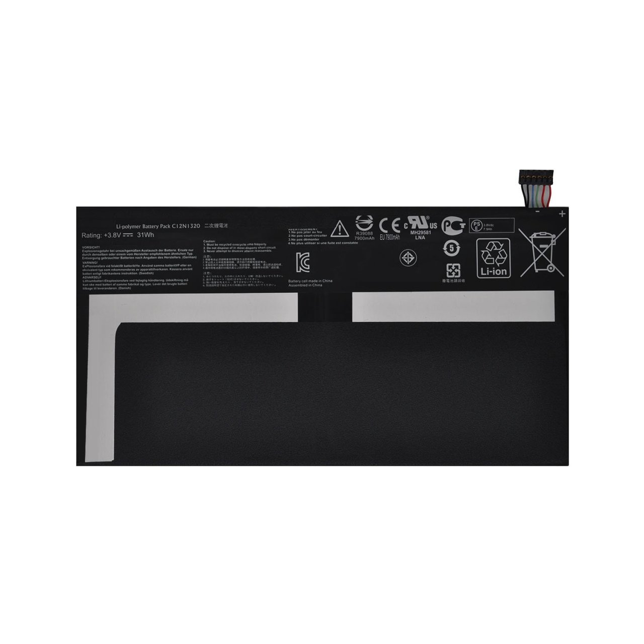 Asus Transformer Book T100TA, C12N1320 Notebook Bataryası Laptop Pil