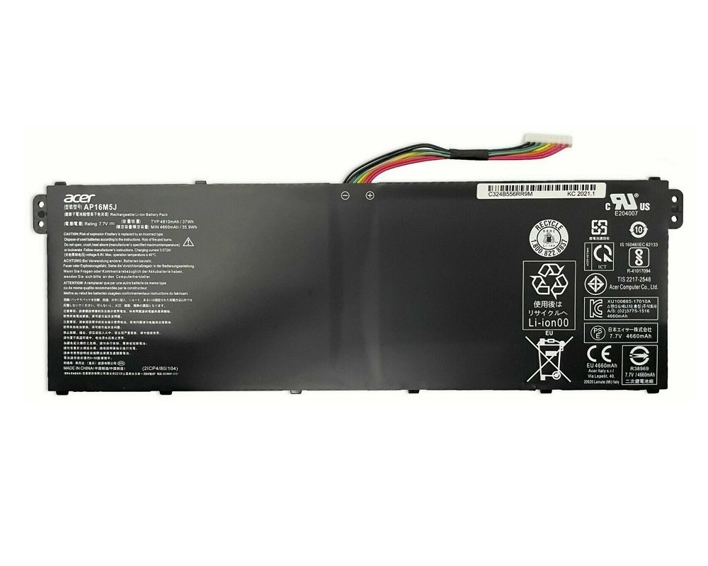 Orijinal Acer Aspire AP16M5J 2ICP4/80/104 Notebook Batarya Laptop Pil