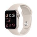 Orijinal Apple Watch SE GPS 40MM Yıldız Işığı Alüminyum Kasa ve Yıldız Işığı Spor Kordon A2722