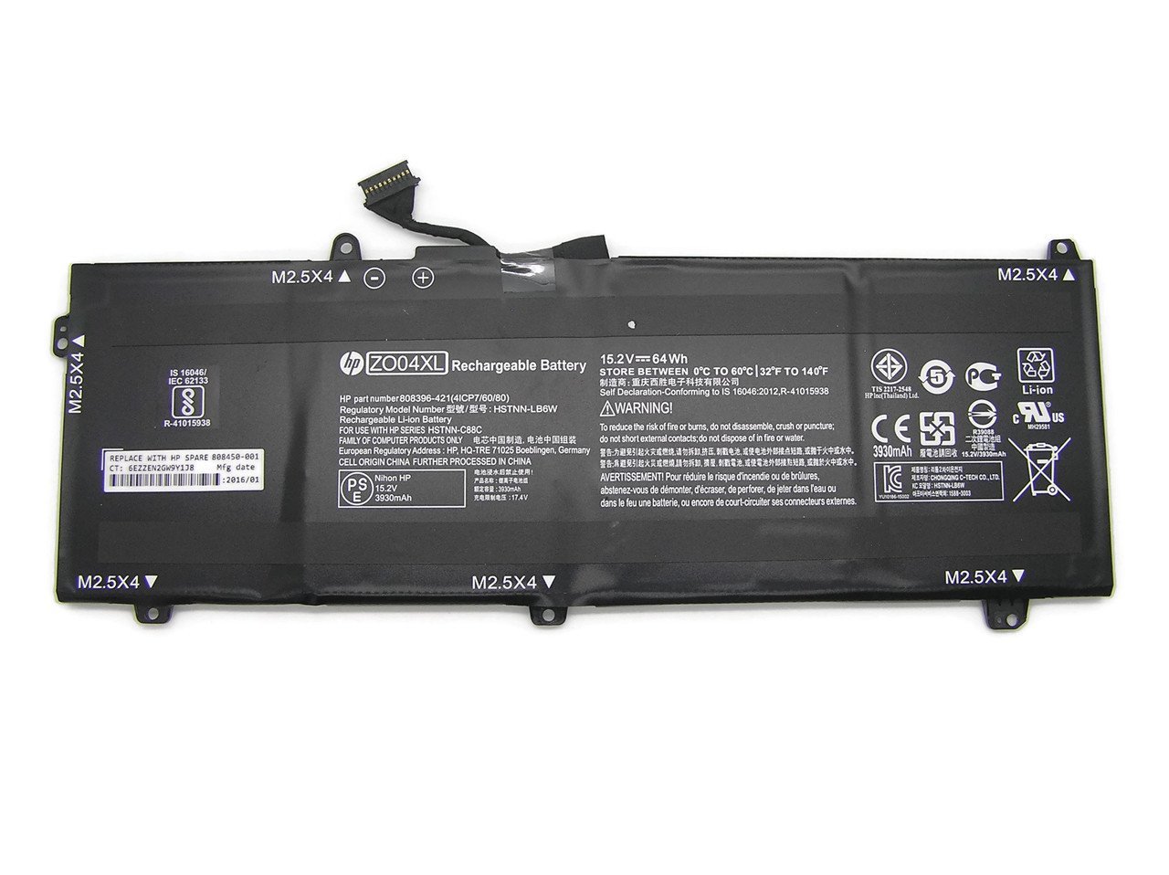 Orijinal Hp ZBook Studio G3 Serisi Notebook Batarya Laptop Pil