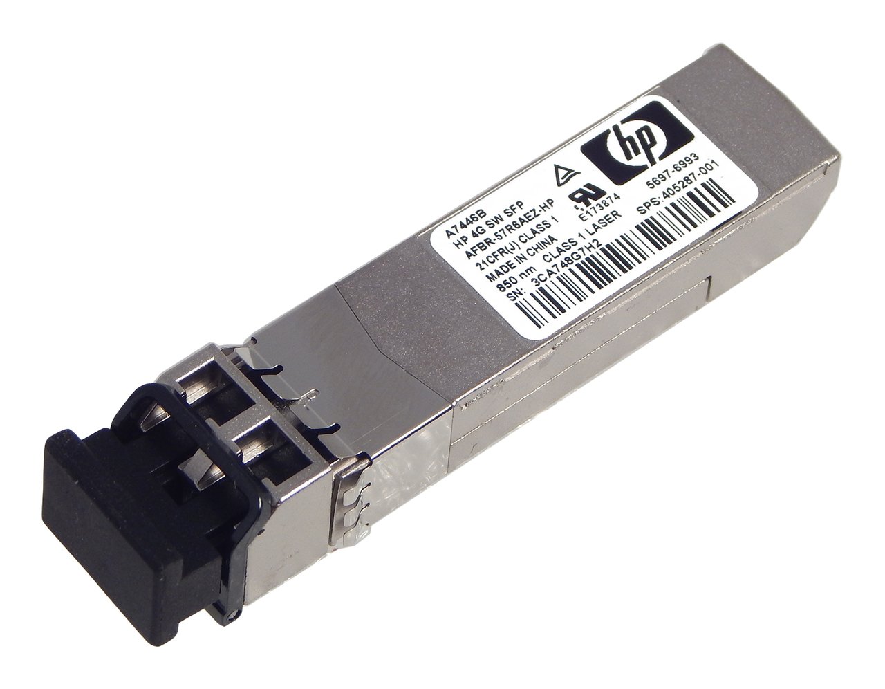 Orijinal HP A7446B 4Gb Fiber Optik Alıcı Verici Modül SW SFP 405287-001