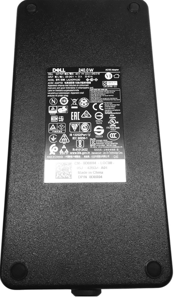 Dell 240W 7.4 5.0 19.5V 12.3A CN-0CTX6T Orijinal Adaptör