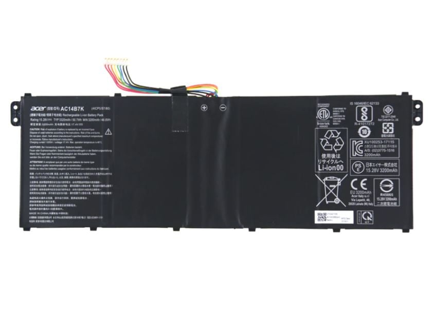Orijinal Acer AC14B7K 41CP5/57/80 Notebook Batarya Laptop Pil