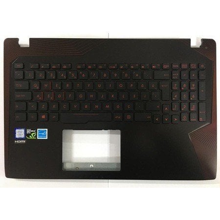 Asus GL553 GL553V GL553VD GL503VE FX553 FX553VD FX553VE Klavye Dahil Üst Kasa 13N1-12A0701