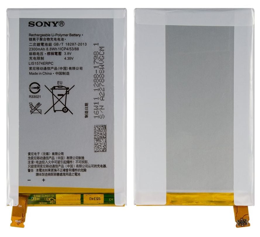 Sony Orijinal Xperia E4 E4G LIS1574ERPC 4.35V 2300mAh 8.8Wh Cep Telefonu Batarya Pil