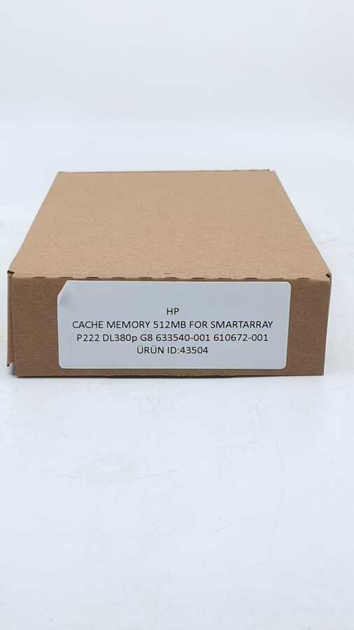 İkinci El HP 610672-001 633540-001 512MB Flash Backed Cache Memory Module