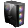 MAG FORGE M100A 4x 120mm ARGB mATX GAMING KASA