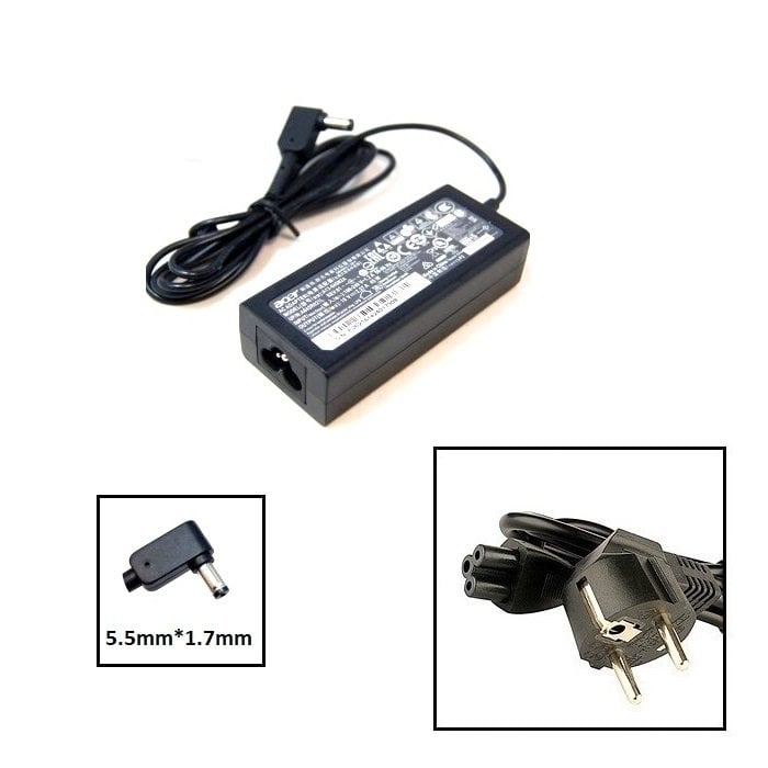 Orijinal Acer 19V 2.37A 5.5mm*1.7mm Notebook Laptop Adaptör Şarj Aleti ADP-45HE B