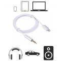 Apple iPhone 7 8 X Lightning to Aux Çevirici Kablo GRİ