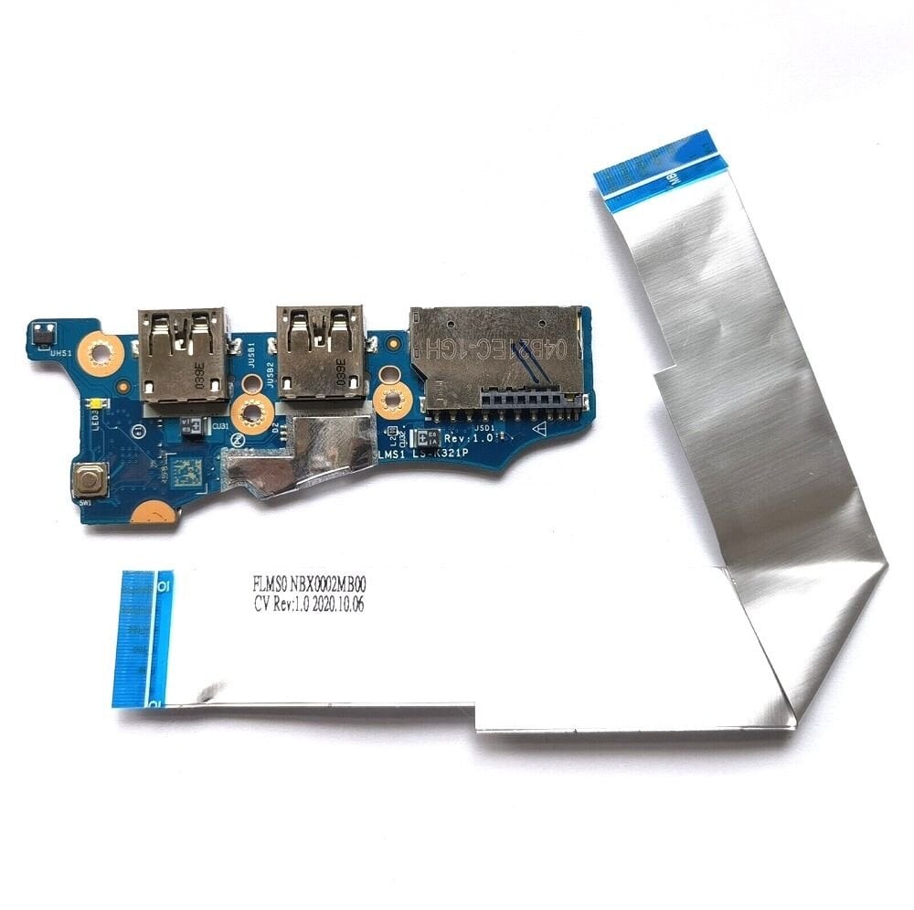 Lenovo Orijinal ideapad 5-14IIL05 81YH Notebook Tetik Power Buton SD Kart USB Port Board