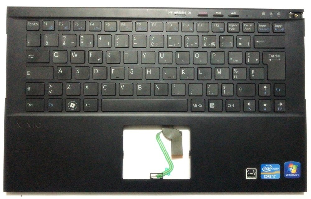 Sony Vaio VPCZ2 PCG-41314M Klavye Dahil Üst Kasa 4-284-657-01