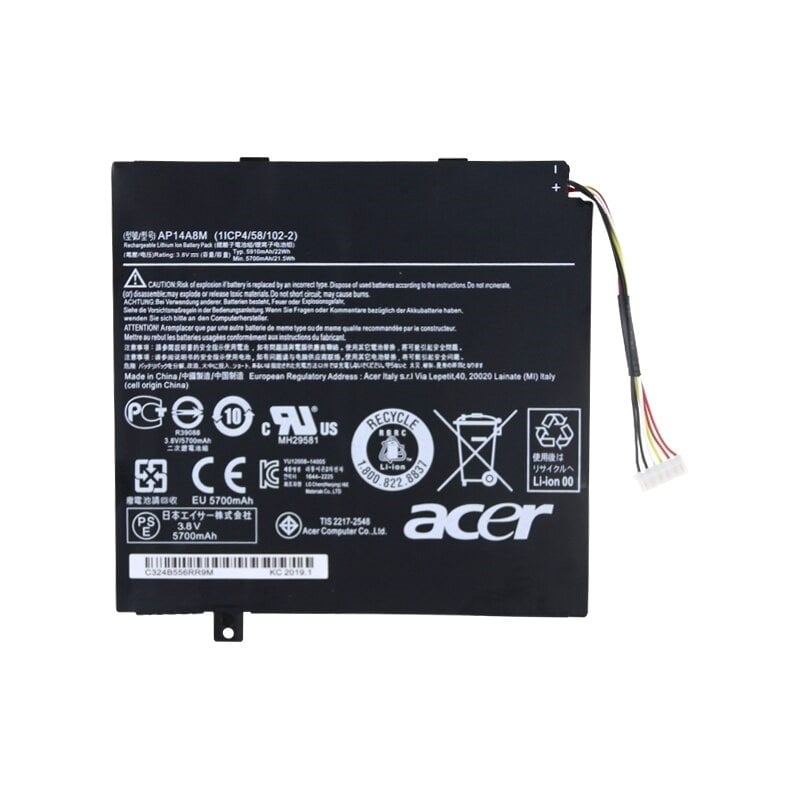 Orijinal Acer Switch 10 SW5-011 SW5-012 Tablet Notebook Batarya Laptop Pil