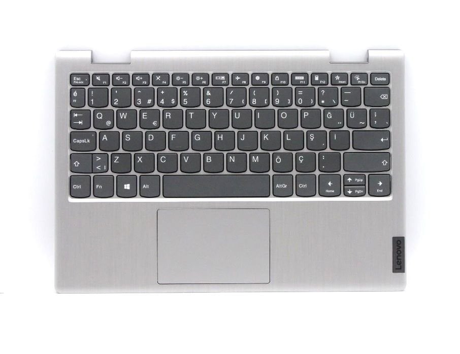 Orijinal Lenovo ideapad Flex 5CB0X56513 5CB0X56515 Türkçe Klavye Dahil Üst Kasa