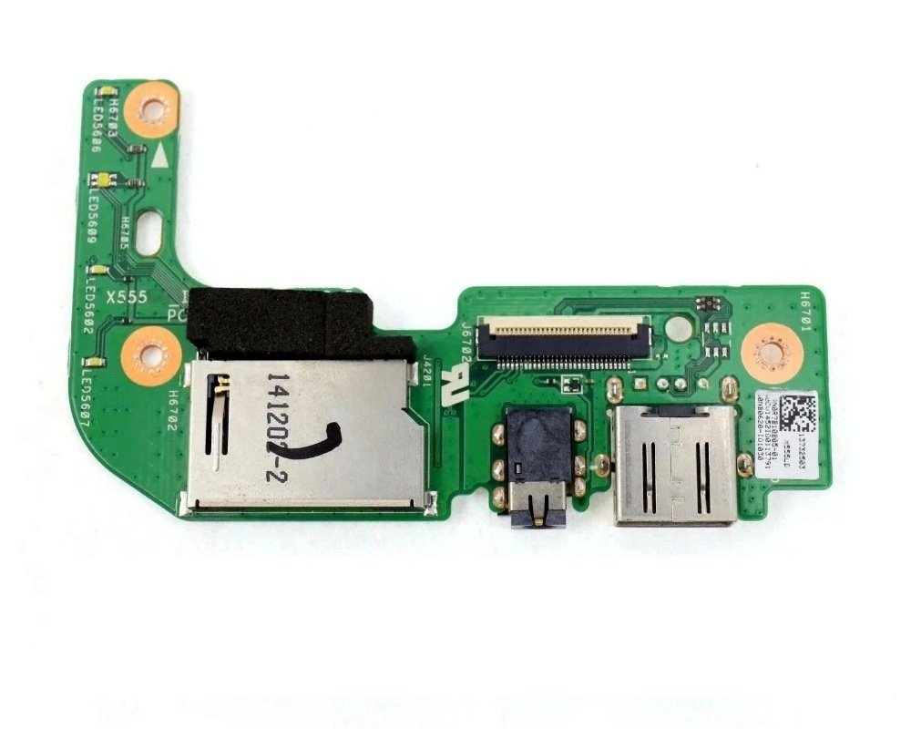 Asus X555 X555L X555LD Rev 2.0 Audio Jack SD Kart IO USB Port Board 60NB0620-IO1030