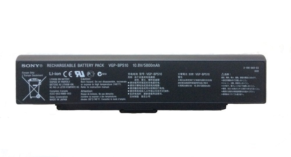 Orijinal Sony Vaio PCG-5J2L PCG-5K2L Notebook Batarya Pil