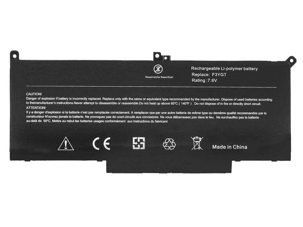 Dell Latitude 7280 7290 7380 7390 F3YGT Notebook Batarya Laptop Pil