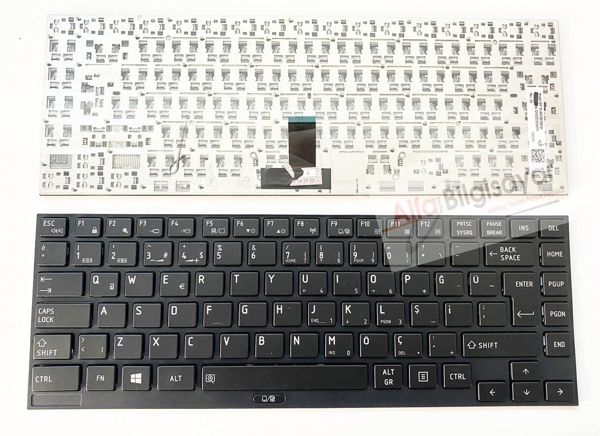Toshiba Portege R630 r700 r730 r830 r835 r930 r935   Türkçe Klavye Tuş Takımı