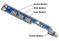 Sony Vaio SVE17 SVE171 Tetik Power Butonu 48.4RM04.021