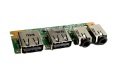 Asus K53 K53S K53SV USB Audio Jack Port Board 69N0KBB10F01
