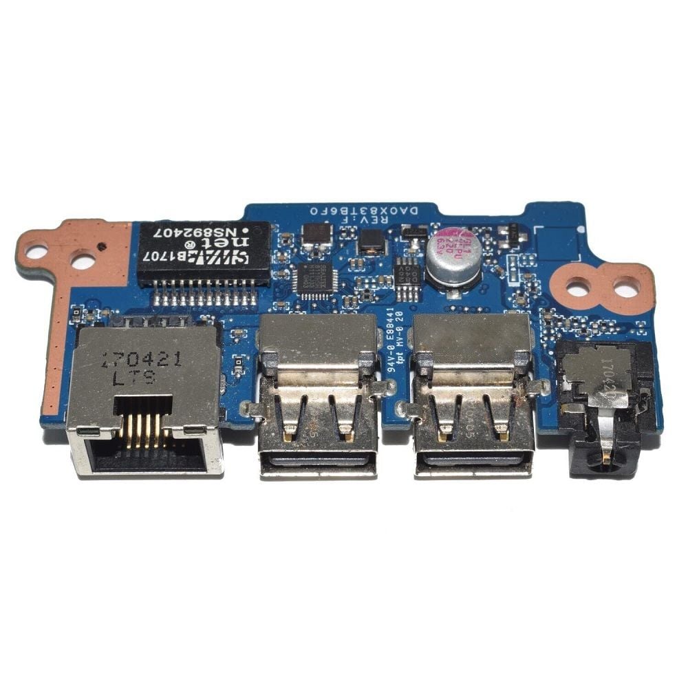 Orijinal Hp ProBook 450 G4 455 G4 Audio Jack Ethernet USB Port Board DA0X83TB6F0