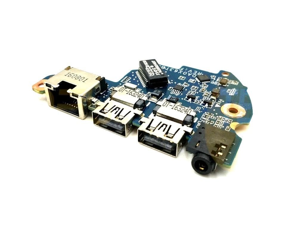 Orijinal Hp Probook 450 G3 455 G3 Audio Jack Ethernet USB Port Board DA0X63TB6F0